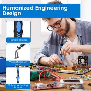 Nouvel ensemble de tournevis OEM 88 en 1, manche en acier, outils de réparation de précision DIY pour l'électronique, les smartphones, les ordinateurs et les tablettes - Product Image 3