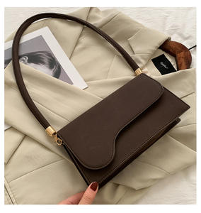 Bolso Bandolera de PU con Cadena, Estilo Casual y Simple, con Estampado de Camuflaje, para Mujer, Tendencia de Moda Primavera 2023 - Product Image 1