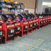 Machine de boxe d'arcade à monnayeur en métal durable de haute qualité, testeur de force de frappe pour divertissement