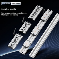 Rail de guidage linéaire biaxial SGR direct usine, glissière linéaire silencieuse à double axe avec curseur de verrouillage, rail linéaire en aluminium pour CNC