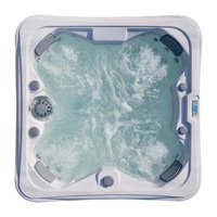 Bain à remous de massage 4 places extérieur pas cher autoportant, piscine spa hydrothérapie