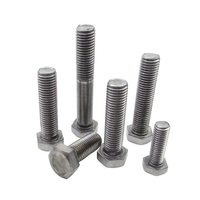 M16 M20 M22 M24 Titane Grade2 Grade 5 Gr2 Gr5 TC4 Boulon à tête hexagonale anodisé DIN933 DIN931