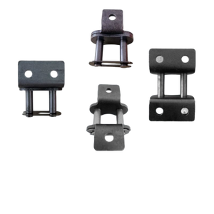 Correntes com furos | Placa de fixação lateral simples/ANSI | Modelos 08B-1, 10A-1, 12A-1, 16A-1 Bent Link Transportador Chain Link - Product Image 1