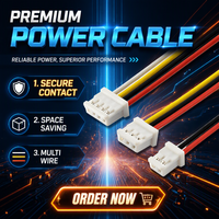 Faisceau de câbles avec connecteur 2, 3, 4, 5 broches, 20AWG, homologué 300V 80°C, personnalisé OEM, vente en gros