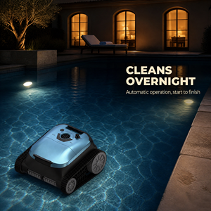<span class=keywords><strong>Robot</strong></span> de nettoyage de <span class=keywords><strong>piscine</strong></span> pour hôtels, complexes hôteliers, villas, piscines enterrées de 300 m², nettoyeur de <span class=keywords><strong>piscine</strong></span> automatique commercial, navigation par gyroscope - Product Image 3