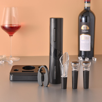 Coffret Cadeau de Mariage Tire-bouchon Électrique Rechargeable avec Coupe-capsule et Bec Verseur Bouchon de Bouteille