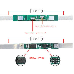 Carte de protection de batterie PCB intelligente 3A/5-6A 3.7V pour batterie Li-Ion Lithium <span class=keywords><strong>1S</strong></span> <span class=keywords><strong>18650</strong></span> <span class=keywords><strong>BMS</strong></span> - Product Image 4