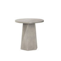 Table basse en ciment bio façonnée à la main, style Wabi Sabi, en béton GFRC, table centrale minimaliste pour salon
