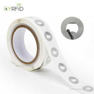 25 mét trong kho 13.56MHz HF RFID <span class=keywords><strong>NFC</strong></span> dán nfc213 chip vòng trong suốt RFID Sticker giá rẻ <span class=keywords><strong>NFC</strong></span> dán - Product Image 2