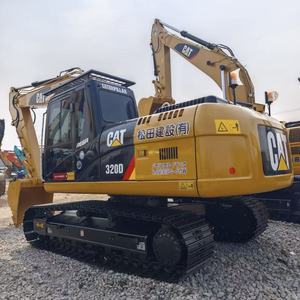 Excavatrice sur chenilles Caterpillar 320D d'occasion, moteur Cat C6.4 Tier 3 Stage IIIA, d'origine Japon, avec hydraulique L, modèle 320D d'occasion. - Product Image 2