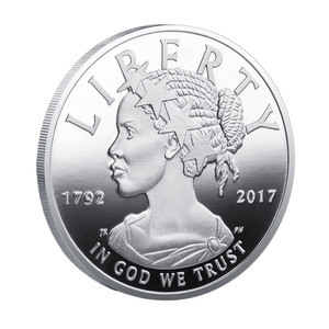 Pièce commémorative Liberty 1792-2017, artisanat métallique, 1 oz or et argent, pièce American Eagle, cadeau, accessoire, souvenir - Product Image 5