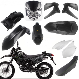 Kit complet de carénage de phare de motocross avec réservoir d'huile de siège pour Kawasaki KLX250 S/SF 2008-19 D-Tracker X 250, 13 pièces - Product Image 1