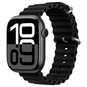 Bracelet IVANHOE Premium en fluororubber Ocean pour <span class=keywords><strong>Apple</strong></span> <span class=keywords><strong>Watch</strong></span> Ultra 2, séries 9, 8, <span class=keywords><strong>7</strong></span>, 6, SE, 5, 3, 4, pour le sport, l'usage quotidien et les activités de plein air - Product Image 4