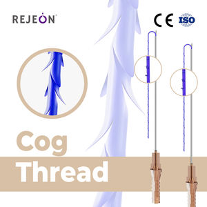 L REJEON 2-en-1 PDO Thread Lift Cog 4D L Blunt 21G 60mm Fox Eyes Logo Personnalisé Dispositif de Resserrement Cutané et de Lifting Facial pour Usage Clinique - Product Image 1