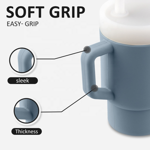 Tùy chỉnh cấp thực phẩm Silicone sippy cup chịu nhiệt đào tạo chai cho nước uống bé BPA miễn phí với biểu tượng tùy chỉnh - Product Image 6