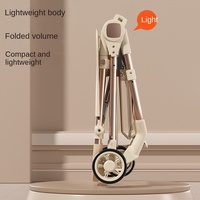 Poussette bébé pliable à une main, écologique, portable, pour voyager en avion, siège inclinable pour enfants de 0 à 6 ans