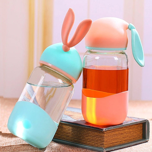 Petit Gobelet en Verre Créatif <span class=keywords><strong>Lapin</strong></span> pour Publicité, Logo Imprimé, Événement d'Ouverture, Cadeau Promotionnel de Scan de Code QR, Vaisselle - Product Image 4