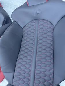 Kit de revêtement en cuir avant pour sièges de <span class=keywords><strong>voiture</strong></span> modifiés, compatible avec tous les modèles Audi (ancien modèle RS) - Product Image 3