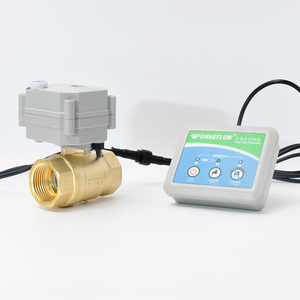 2 Way 1 Inch Battery-powered Water Leak Alarm Motorized Brass <strong>Ball</strong> <strong>Valve</strong> Flow control <strong>device</strong> - Product Image 2