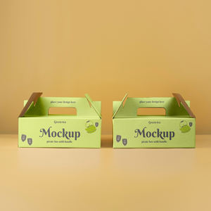 Caja plegable de papel para cerezas personalizada por el fabricante, caja de embalaje para almacenamiento de frutas de cartón ecológico. - Product Image 4