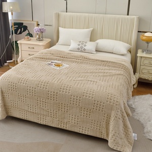 Poland Stock KINGWOOD Luxury Sherpa <b>Throw</b> Blanket <b>for</b> Sofa <b>Bed</b> Super Soft Plush Warm Blanket EU Dropshipping - Product Image 3