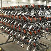 Machine à filer industrielle TONGDA OE40D avec moteur - Filage à l'ouverture automatique OE haute capacité