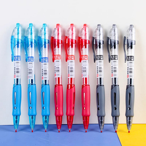 Stylos Gel Rétractables en Plastique en Gros 0,7 mm Bleu/Rouge, Impression de Logo Personnalisé, Fournitures Scolaires et de Bureau Promotionnelles pour Étudiants - Product Image 1