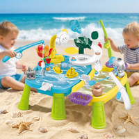 Table de jeu aquatique électrique EPT pour enfants avec pompe et jeu de pêche, jouet de parc aquatique pour animaux pour tout-petits, activité estivale en plein air