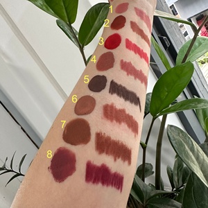 Lipstik Cair <span class=keywords><strong>Matte</strong></span> 8 Warna Low Moq, Pigmentasi Tinggi, Tahan Air, Vegan, <span class=keywords><strong>Lip</strong></span> Liner, <span class=keywords><strong>Lip</strong></span> <span class=keywords><strong>Gloss</strong></span>, <span class=keywords><strong>Lip</strong></span> Kit, Private Label - Product Image 5