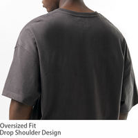 Vente en gros T-shirt premium pour homme T-shirt oversize pour homme de luxe 100% coton T-shirt lourd T-shirts oversize à épaules tombantes