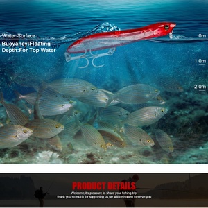 Esca Artificiale Rigida da 83,5mm 6g, Modello Squalo Bianco, Affondante, in Plastica, Senza <span class=keywords><strong>Ami</strong></span>, Attrezzatura da Pesca DW458 - Product Image 3