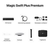 Magic Swift Plus pemindai 3D, pemindai cetak 3d genggam berkualitas tinggi portabel kecepatan pemindaian 10FPS akurasi 0.1mm