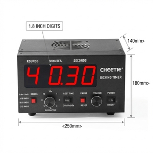 Minuteur de <span class=keywords><strong>boxe</strong></span> professionnel pour salle de sport, affichage LED, intervalle réglable 30S-10min, temps de repos 0/30/60S, volume réglable, CP20A - Product Image 4