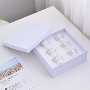 Tasse à thé en porcelaine fine, tasse à vin, coffret cadeau exquis haut de gamme, tasse à café – Meilleures ventes - Product Image 5