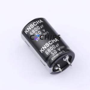 152EC0338 <b>Snap</b>-in Aluminum Electrolytic Capacitor Through hole Component (THT),D25xL40mm 6800uF 20% 50V 10mm - Product Image 1