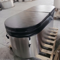 Baignoire de récupération par immersion froide en acier inoxydable 304 durable à deux couches pour une utilisation en intérieur/extérieur, certifiée CE, garantie de 5 ans