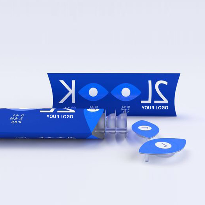 Customized Cosmetic Contact Lenses Packaging Box