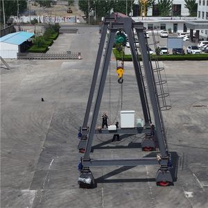 Pont roulant de personnalisation de haute qualité à double poutre avec support à pneus en caoutchouc - Product Image 1