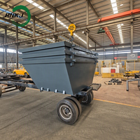 RNKJ Conteneur à déchets en acier personnalisable OEM ODM sur mesure, directement de l'usine, avec crochet de levage pour chantier de construction