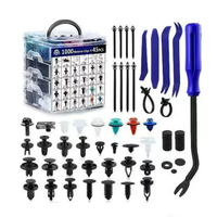 1045 pièces de attaches automobiles mixtes : goupilles de retenue à pression, rivets, clips de retenue pour pare-chocs et garnitures de porte