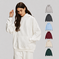 Ensemble de survêtement oversize de haute qualité pour hommes et femmes, sweat à capuche et pantalon de jogging, molleton de coton 430 GSM