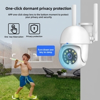 Caméra de sécurité domestique intelligente Tuya étanche IP66 avec vision nocturne couleur Audio bidirectionnel Essai cloud gratuit de 30 jours