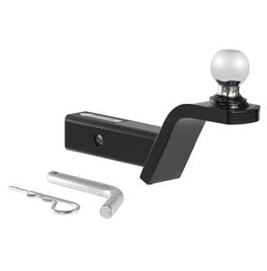 Soporte Universal para Bola de <span class=keywords><strong>Remolque</strong></span> con Bola de 2 Pulgadas, Descenso de 4 Pulgadas Compatible con Receptor de 2 Pulgadas, <span class=keywords><strong>Enganche</strong></span> de <span class=keywords><strong>Remolque</strong></span> con Pasador y Clip, 6000 Libras - Product Image 1