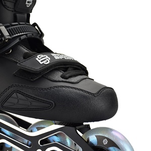 Chaussures de roller en ligne professionnelles pour adultes en fibre de carbone, pour slalom freestyle, avec <span class=keywords><strong>châssis</strong></span> haut de gamme à 4 roues, pour l'extérieur, vente en gros - Product Image 2