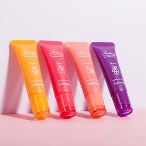 Bálsamo de mantequilla labial <span class=keywords><strong>con</strong></span> vitamina C vegana de alta calidad para logotipo orgánico personalizado, brillo hidratante, Etiqueta Privada, proveedor de brillo labial - Product Image 1