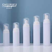 ShunXu Blanc Mousse En Plastique Moussant Bouteilles De Savon Pour Les Mains Or Pompe Soins De La Peau Mousse Nettoyant Pour Le Visage Bouteille 50ML 100ML
