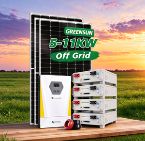 Kit Solare Completo <span class=keywords><strong>Off</strong></span>-Grid da 5KW 10KW con Sistema di Accumulo a Batteria al Litio, Inverter Ibrido MPPT per Uso Domestico - Vendita all'Ingrosso - Product Image 1