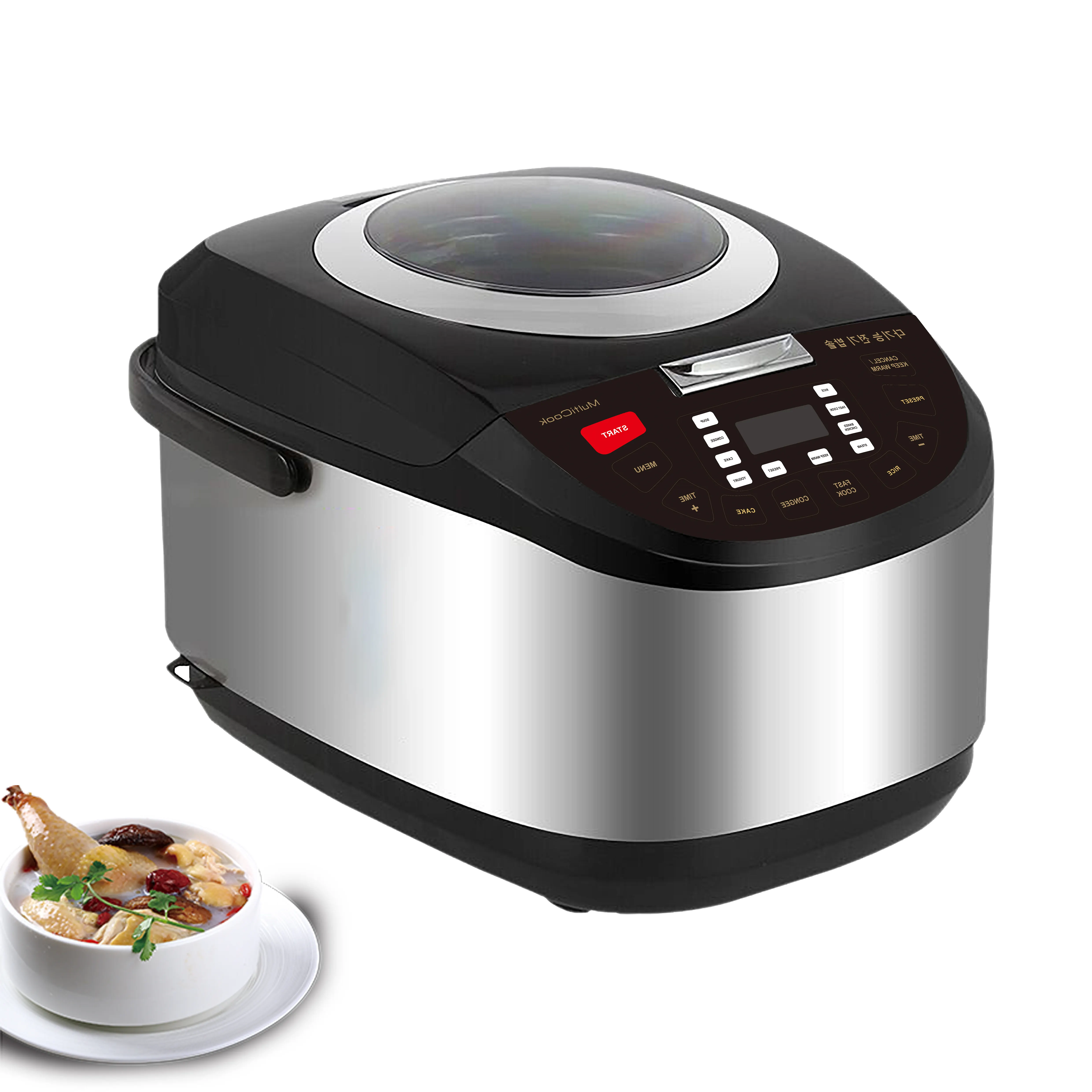 5L programmier barer All-in-1-Multi kocher, Reiskocher, Slow Cooker, Dampf garer, Saute, Joghurt hersteller