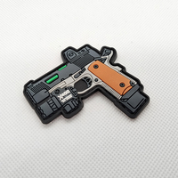 Patch en caoutchouc souple en PVC 3D Patchs de crochet de tactique de sport en silicone pour vêtements Numéro de modèle OEM
