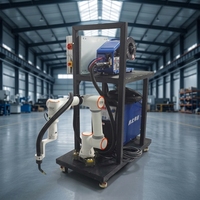 Cobot de soudage collaboratif sans clôture de sécurité, apprentissage facile, bras robotique 6 axes pour le soudage